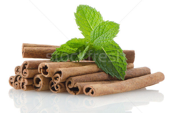 Cinnamon sticks Stock photo © homydesign