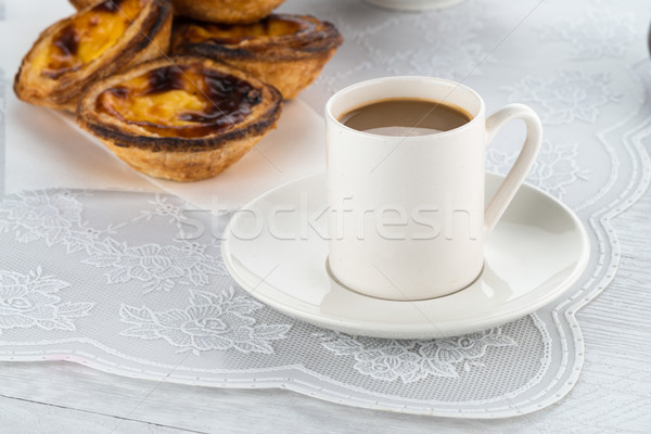 Egg tarts  Stock photo © homydesign