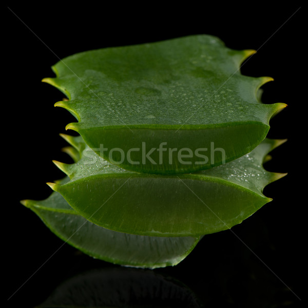 Sliced aloe leaf Stock photo © homydesign
