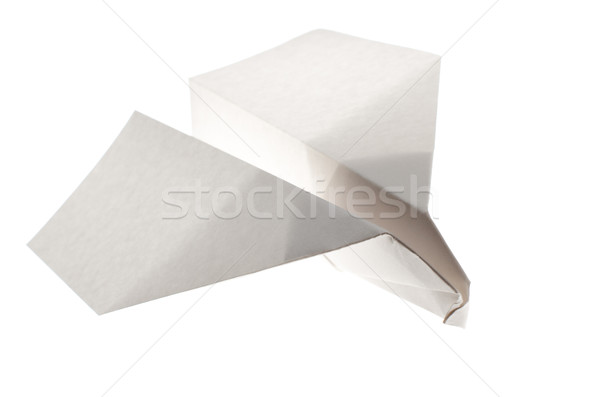 Paper airplane Stock photo © homydesign