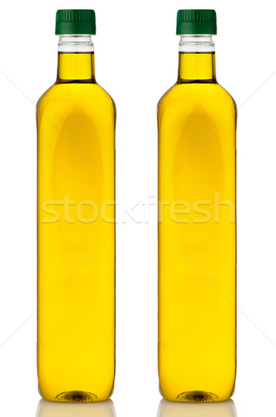 Stock photo: Olive oil bottles