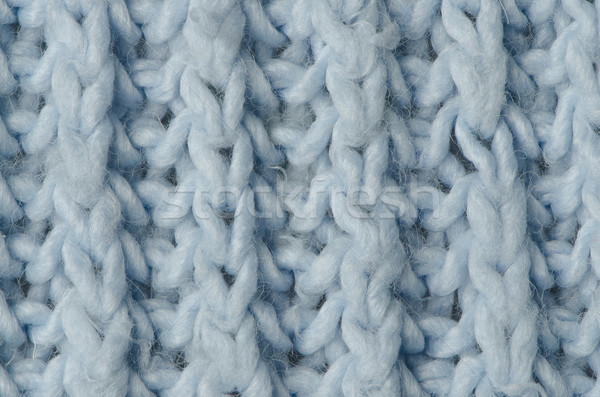 Blue knitted wool Stock photo © homydesign
