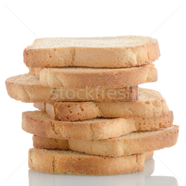 Golden brown toast Stock photo © homydesign