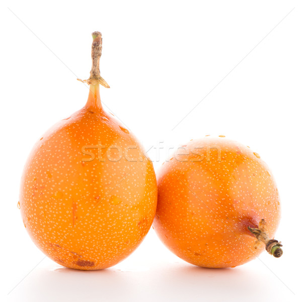 Paixão fruto textura comida laranja branco Foto stock © homydesign