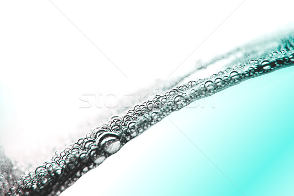 Stockfoto: Lucht · bubbels · Blauw · water · witte · abstract