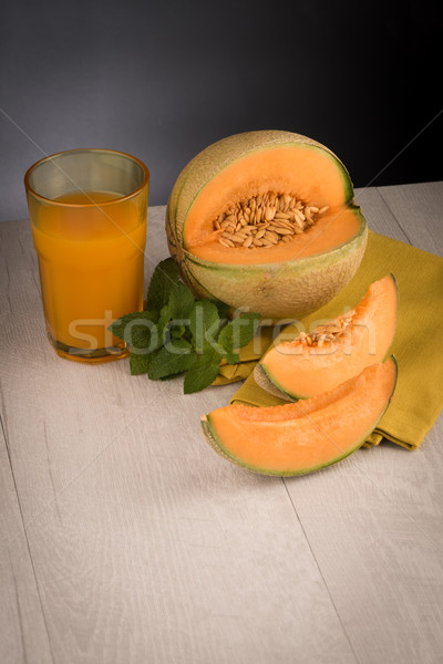 Honeydew melon juice Stock photo © homydesign