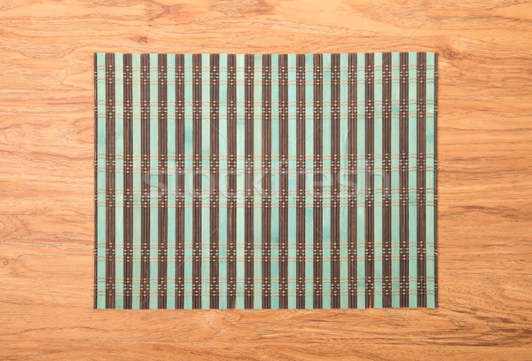 Bamboo place mat Stock photo © homydesign