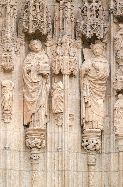 Rzeźba kamień święty kościoła wzrosła piękna Zdjęcia stock © homydesign