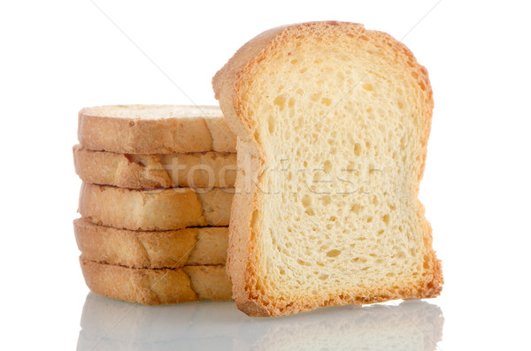 Golden brown toast Stock photo © homydesign