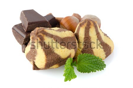 Chocolat cookies délicieux maison blanche cuisine [[stock_photo]] © homydesign