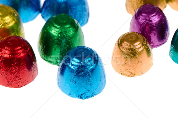 Colorful chocolates Stock photo © homydesign