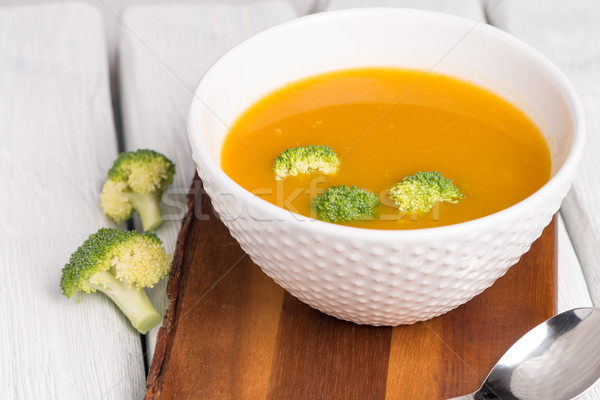 Vegetable cream soup Stock photo © homydesign