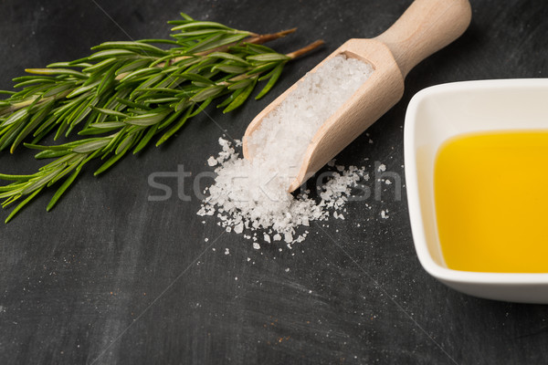приготовления Ингредиенты оливкового масла Сток-фото © homydesign