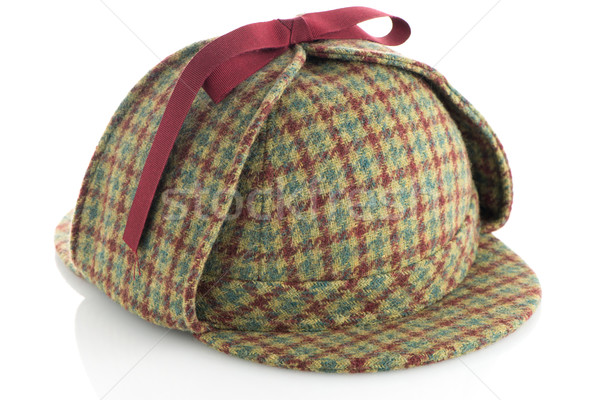 British Deerhunter or Sherlock Holmes cap Stock photo © homydesign