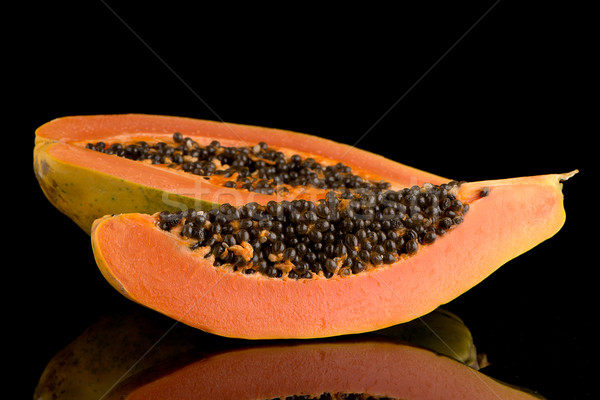Stock photo: Fresh and tasty papaya