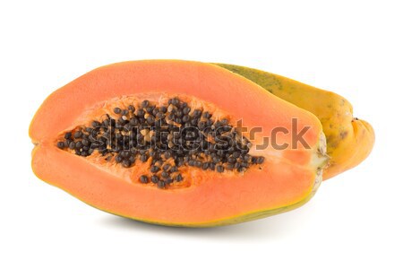 Fresh and tasty papaya Stock photo © homydesign