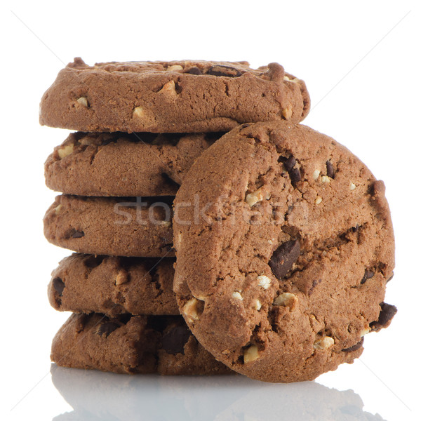 Chocolate chip cookies Stock photo © homydesign
