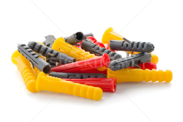 Colorful plastic dowels Stock photo © homydesign