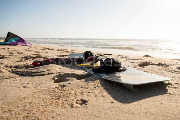 Stock photo: Kite on the sand