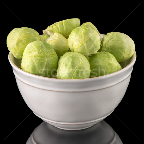 Stock photo: Fresh brussels sprouts