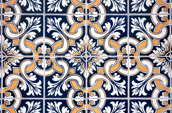 Old ceramic tiles Stock photo © homydesign