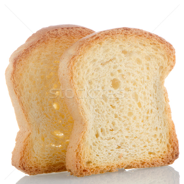 Golden brown toast Stock photo © homydesign