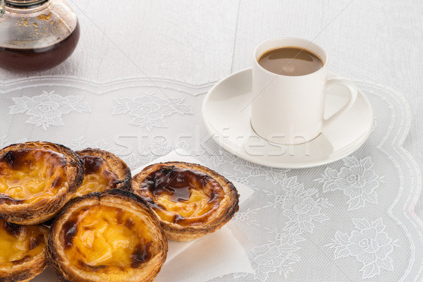 Egg tarts  Stock photo © homydesign