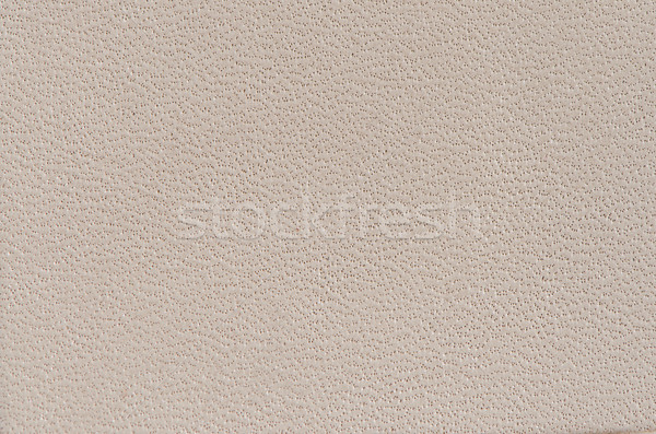 Stock photo: White leather 