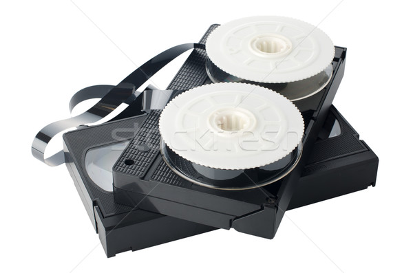 Two videotapes and reel Stock photo © homydesign