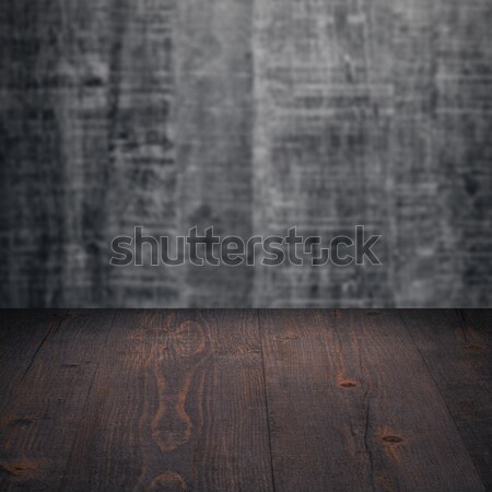 Stockfoto: Hout · tabel · houten · muur · textuur · ontwerp