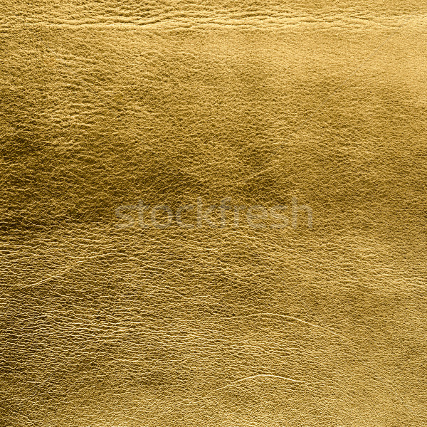Golden color leather Stock photo © homydesign