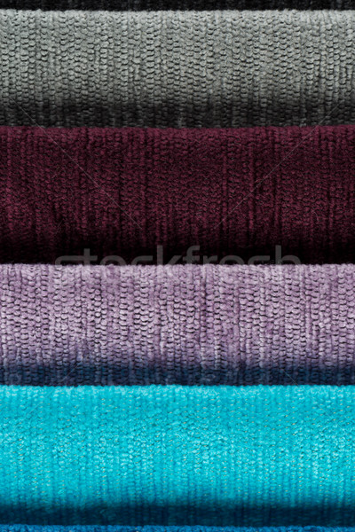 Tkaniny szczegół kolor tekstury Zdjęcia stock © homydesign