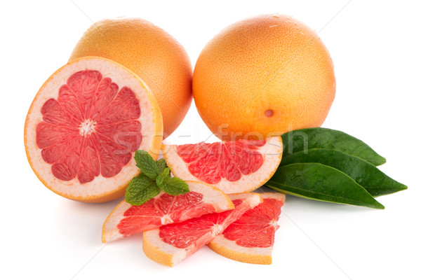 [[stock_photo]]: Rouge · pamplemousse · isolé · blanche · alimentaire