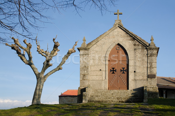 Calvary Chapel, Belmonte - Portugal Stock photo © homydesign