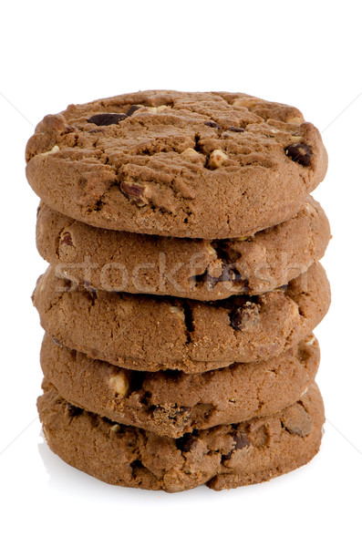 Chocolate chip cookies Stock photo © homydesign
