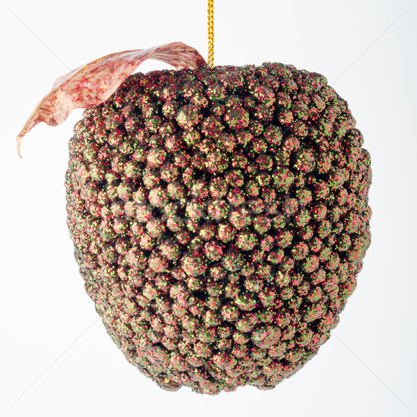 Crăciun măr decorare fleac agatat izolat Imagine de stoc © homydesign