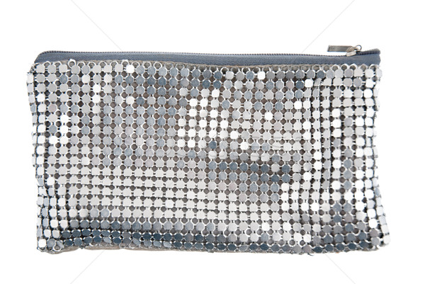 Silver woman purse Stock photo © homydesign