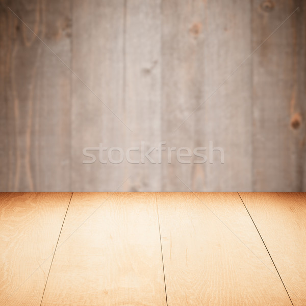Holz Tabelle Holz Wand Baum Bau Stock foto © homydesign