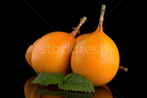 [[stock_photo]]: Passion · fruits · alimentaire · groupe · noir · tropicales