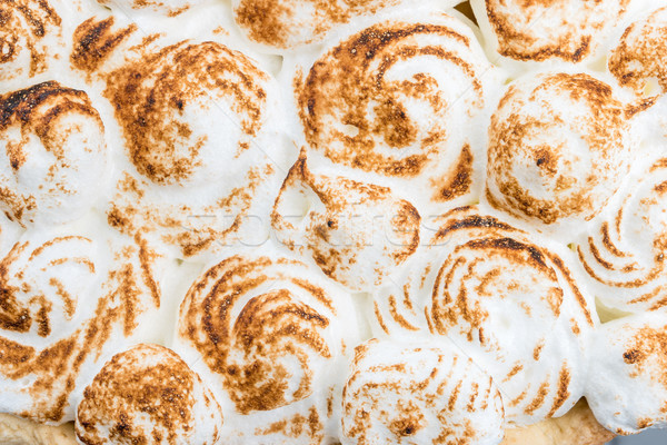 Meringue cake tart Stock photo © homydesign