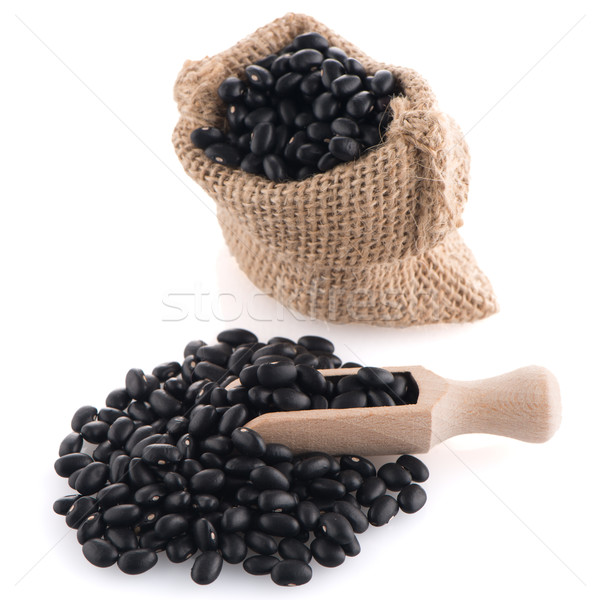 Black beans bag Stock photo © homydesign