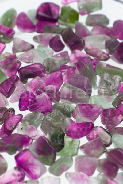 Ametiszt sóder nyaklánc karkötő gyöngyök izolált Stock fotó © homydesign