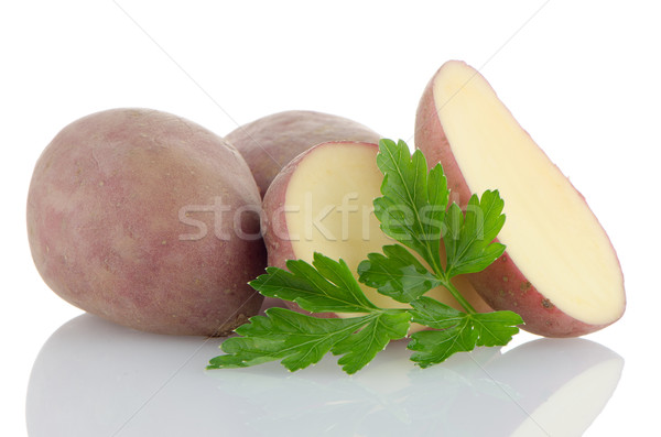 красный картофель белый Сток-фото © homydesign