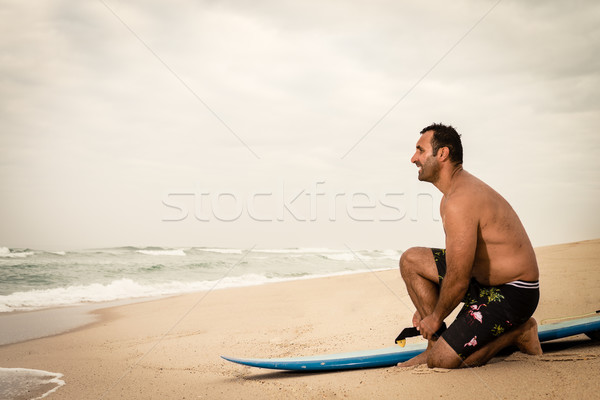 Stockfoto: Surfer · water · natuur · zee · zomer