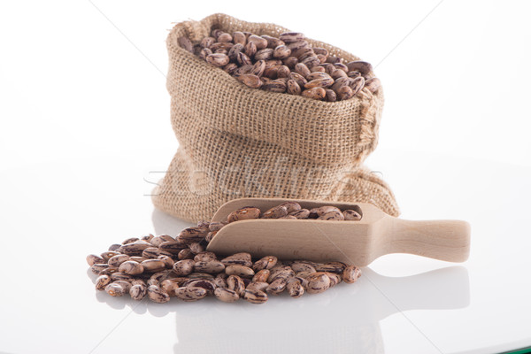 Pinto beans bag Stock photo © homydesign