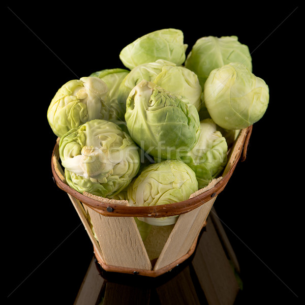 Fresh brussels sprouts Stock photo © homydesign