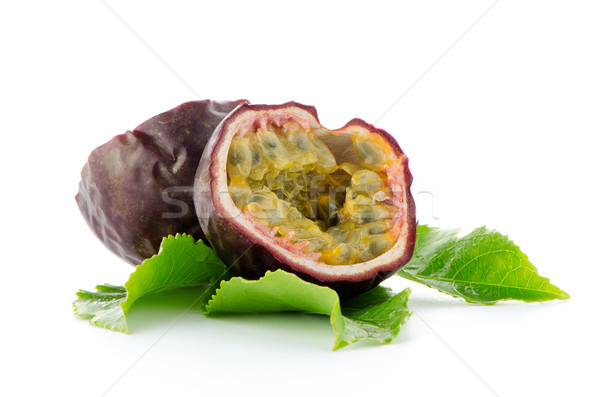 Fresh passion fruit Stock photo © homydesign