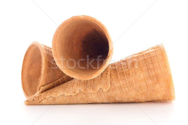 Foto stock: Hóstia · fundo · gelo · escuro · branco · doce