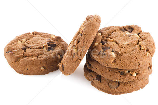 Chocolate chip cookies Stock photo © homydesign