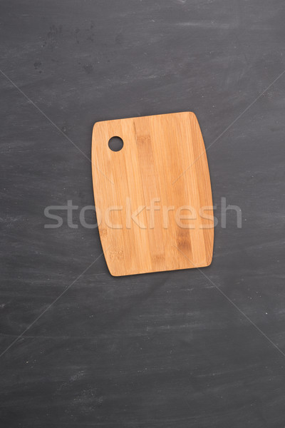 Drewna deska do krojenia czarny Tablica tekstury projektu Zdjęcia stock © homydesign